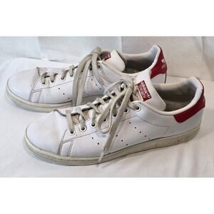 Adidas Stan Smith‎ Legacy Sneaker White Collegiate Red Men's Size 8.5